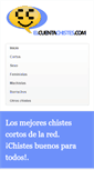 Mobile Screenshot of elcuentachistes.com